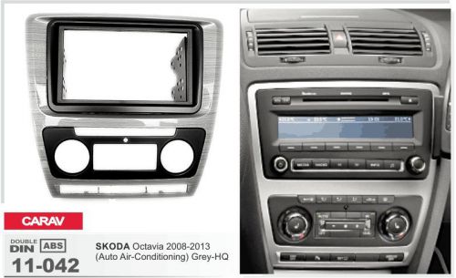 Carav 11-042 car radio stereo face facia surround trim kit for skoda octavia