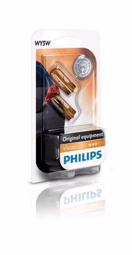 Incandescent car lamp philips wy5w - feel safe, drive safe - 2 pieces