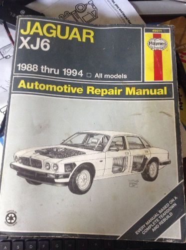 Haynes 49011 jaguar xj6 1988-1994