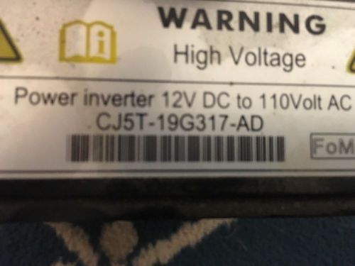 13 14 15 16 ford escape, cmax 110v inverter,outlet,harness cj5t-19g317-ad