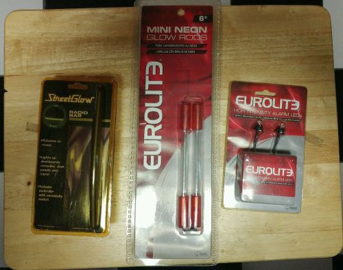 Eurolite and streetglow auto lighting accessories!!