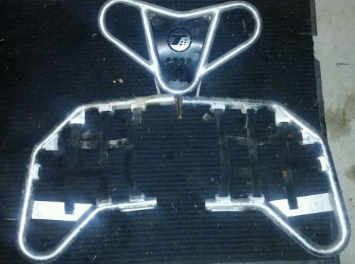 Tusk nerf bars and front bumper - honda trx 400ex 99-14  *silver*