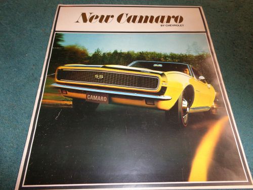 1967 chevrolet camaro sales brochure / nice original dealership catalog!!!