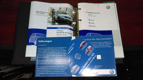 Volkswagen Rabbit Owner's Manual + DVD, 2007, US $75.00, image 1