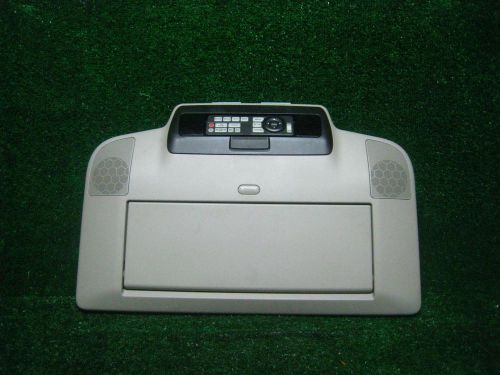 2013 honda odyssey overhead center console dvd video screen w/ remote gray color