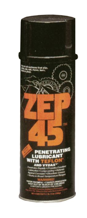 Zep 45 penetrating lubricant with teflon and vydax (large 24oz/710ml)