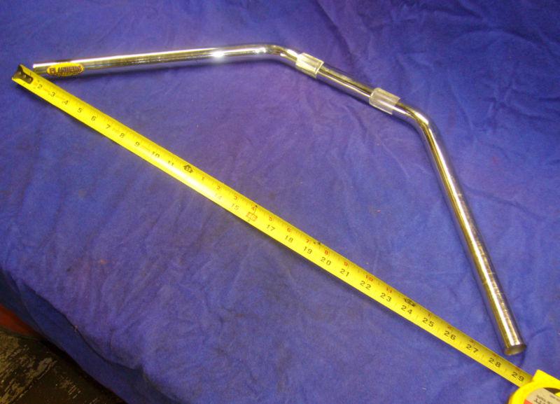 1 " flanders dimpled chrome handle bars