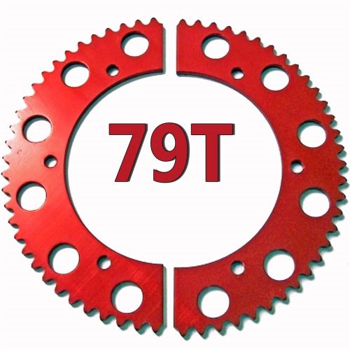 79T (tooth) #35 Chain Split Sprocket Racing Go-Kart Fun Cart Barstool Gear RLV, US $24.96, image 4