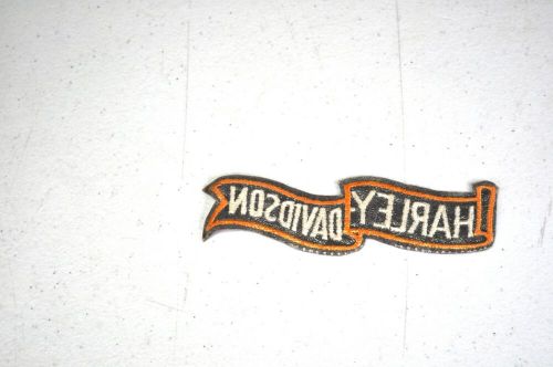 Harley davidson waving banner small 4 1/8" x 1 1/4" motorcycle