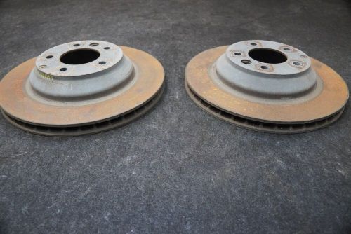 Set 2 rear disc brake rotor 95835240150 oem porsche cayenne turbo 92a 2011-18