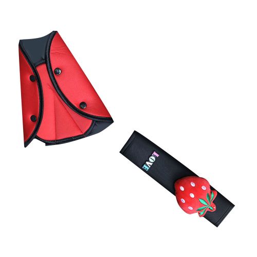 Strawberry Car Seatbelt Cushion Pad Cute Soft Thick Polyester Kids Car Seat Stri, US $15.74, image 8