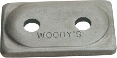 Woodys double digger double angled support plates silver 7 degree 5/16" 12-pack