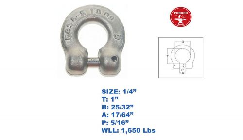 Marine Boat 1/4" G60 Clevis Shackle 1650 Lb WLL T318 LN Stainless Steel, US $89.50, image 4