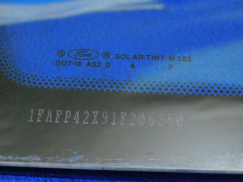 01 2001 Ford Mustang Bullitt Green Sail Panel Pair Panels With Glass P68, US $449.99, image 3