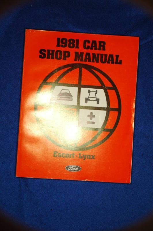 1981 ford escort - lynx service manual