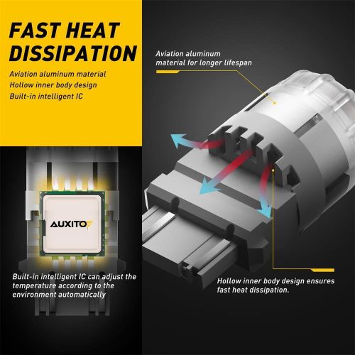 AUXITO 3157 LED Replacement for Turn Signal Blinker Lights 3156 4157 3057 3357, US $12.99, image 6