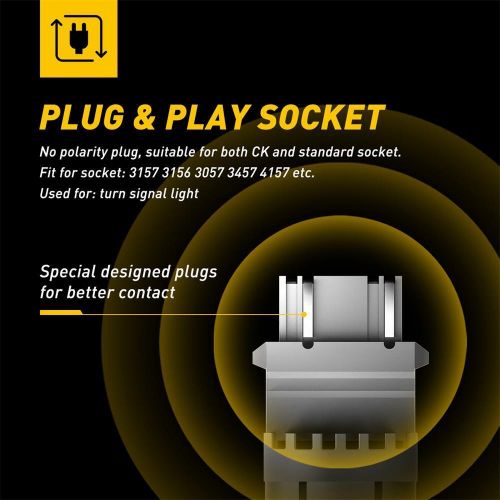 AUXITO 3157 LED Replacement for Turn Signal Blinker Lights 3156 4157 3057 3357, US $12.99, image 7