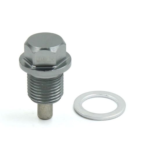ONE M14x1.25 Gray Aluminum Alloy Magnetic Engine Oil Pan Drain Bolt Screw Car, US $11.99, image 2