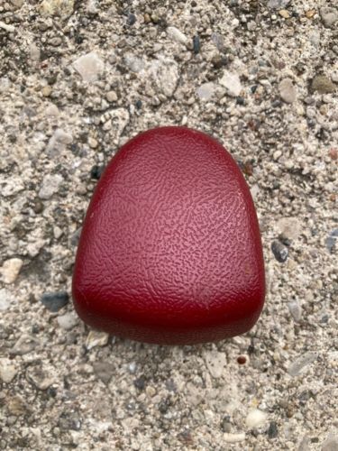 92-96 Ford Bronco F150 F250 F350 Seat Belt Trim Cap, Driver/Pass, Red, OEM, US $6.95, image 5