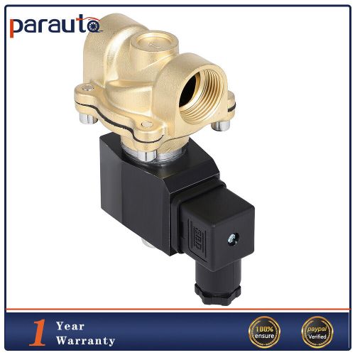 2pcs  3/4&#034; npt 110-120v brass electric solenoid valve npt gas water air n/c