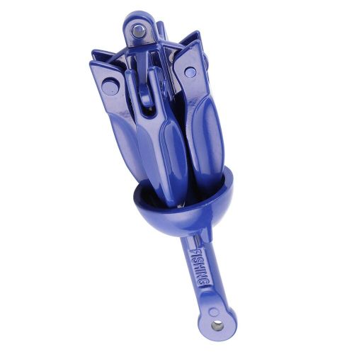 4 Tine Aluminum Alloy Folding Boat Anchor Accessories, For Sailboat Kayak Canoe, AU $26.23, image 11