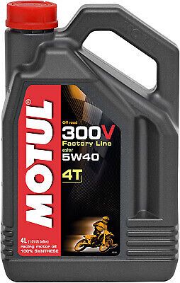 Motul factory line 300 v/4t competition offroad synthetic oil 102708 / 104135