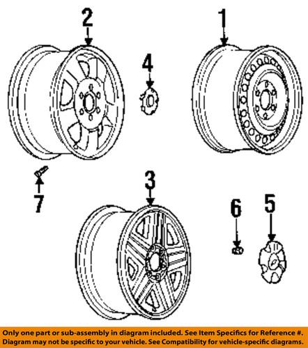Chevrolet gm oem 9595401 hub cap
