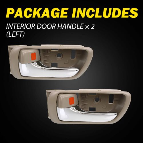 2PC Beige Inner Door LH Handle Armrest For Toyota 05-06 Camry Base 02-06 Camry B, US $24.19, image 5