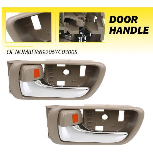 2PC Beige Inner Door LH Handle Armrest For Toyota 05-06 Camry Base 02-06 Camry B, US $24.19, image 8