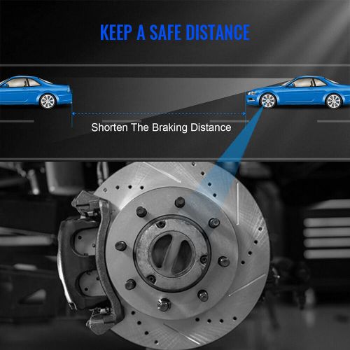 282mm Rear Slotted Drilled Disc Rotors for Honda Accord Acura TSX 2009-2014, US $52.99, image 6