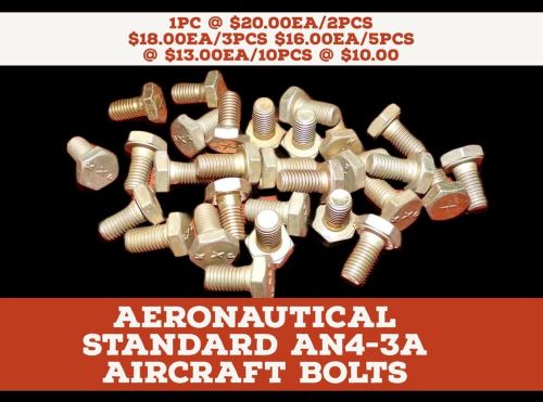 An4-3a aircraft bolts (qty 25)