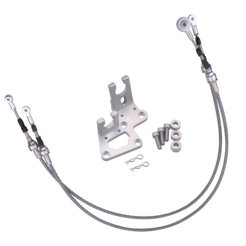 Trans Bracket Shifter Box Shift Cable Linkage w/ Knob fit Honda K20 K24 K-Series, US $138.86, image 6