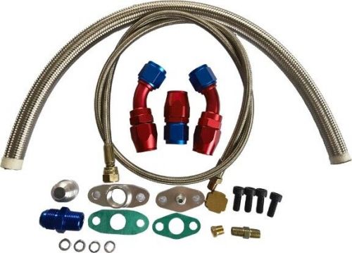 Turbine oil supply hose kit for t3t3t04et61t601t70 turbocharger kits ^