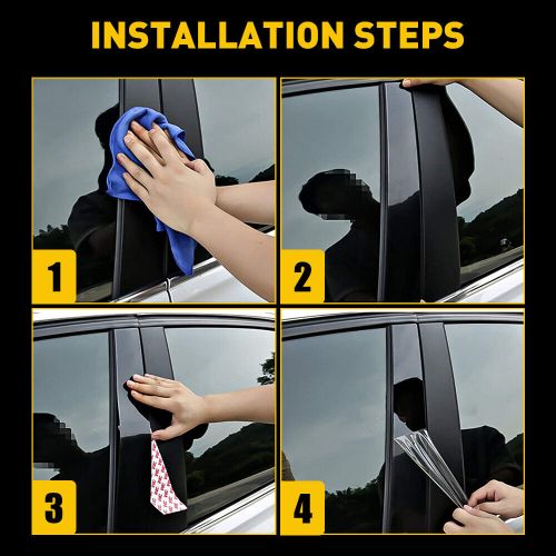 For Ford Explorer 2011-2017 2018 2019 Black Pillar Post Window Door Cover Trim A, US $14.99, image 8