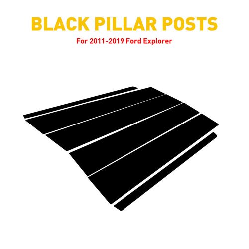For Ford Explorer 2011-2017 2018 2019 Black Pillar Post Window Door Cover Trim A, US $14.99, image 12