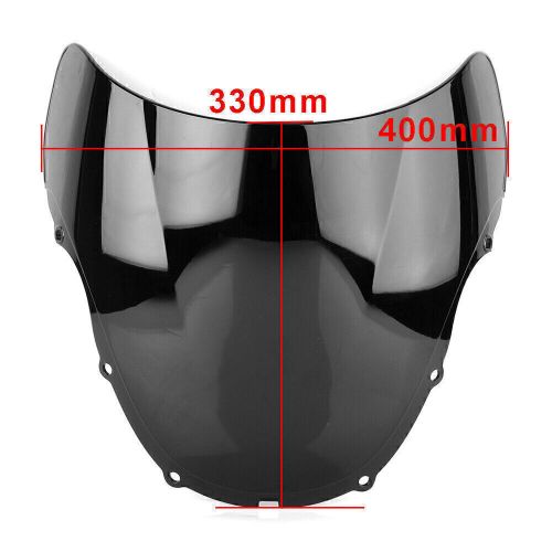 Windshield Windscreen Wind screen Double Bubble for Honda CBR 600 F4 99-00 Black, US $, image 7