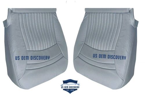 04-2004 Chevy Corvette SPORT Driver & Passenger Bottom Leather Seat Cover Gray, US $240.86, image 10