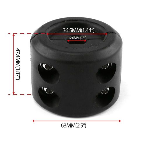 For Synthetic Rope Compatible Heavy Duty Winch Cable Hook Stopper Black Rubber, US $21.76, image 4