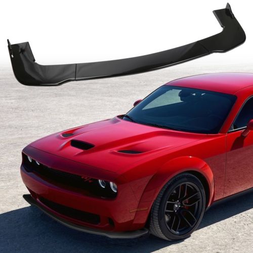For Dodge Challenger SRT Glossy Black Sport Front Bumper Lip Splitter Spoiler US, US $68.88, image 9
