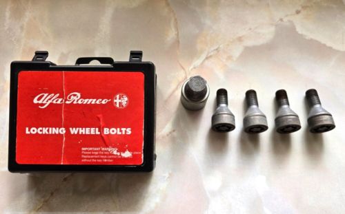 Genuine Alfa Romeo Giulietta M12 x 1.25mm Locking Wheel Bolts, US $, image 5