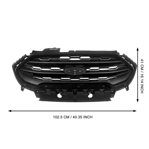 Black Front Bumper Grille Grill Assembly For Ford EcoSport 2018-2022, US $107.37, image 5