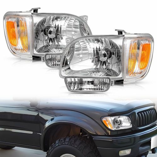 For 2001-2004 Toyota Tacoma Chrome Headlights Assemblies & Left Right Side, US $80.99, image 7
