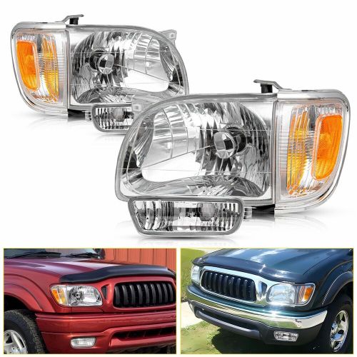 For 2001-2004 Toyota Tacoma Chrome Headlights Assemblies & Left Right Side, US $80.99, image 10