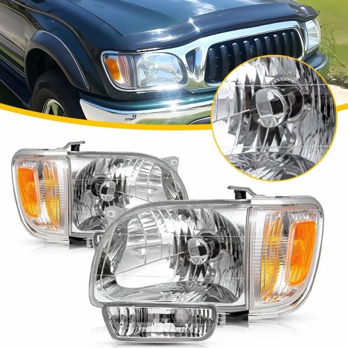 For 2001-2004 Toyota Tacoma Chrome Headlights Assemblies & Left Right Side, US $80.99, image 11