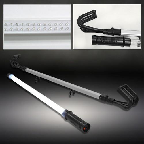 128 led hyper bright telescoping mount under hood lamp rechargeable work lights