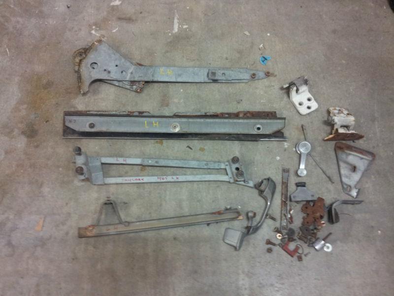 1965 buick skylark convertible front left side quarter glass assembly and parts