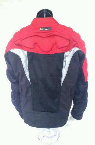 MENS MOTORCYCLE JACKET MOTOBOSS RED SHARP 2XL, US $50.00, image 4