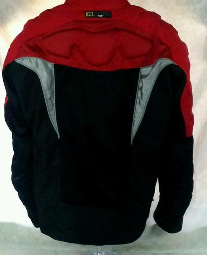 MENS MOTORCYCLE JACKET MOTOBOSS RED SHARP 2XL, US $50.00, image 5