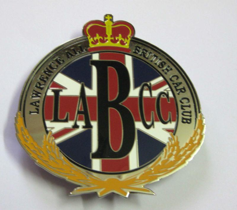 Car badge - lawrence all british car club grill badge emblem logos metal car gri