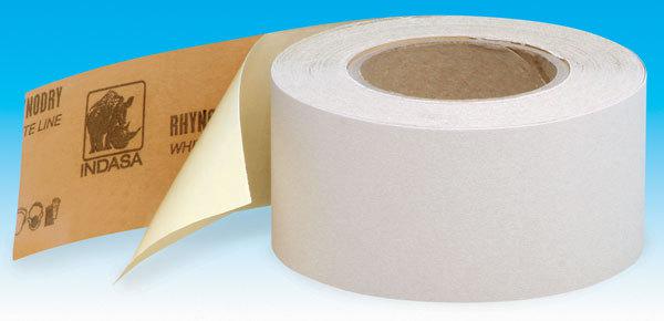 Psa backed sandpaper 2.75" x 27.5 yd 180 grit (1 roll)
